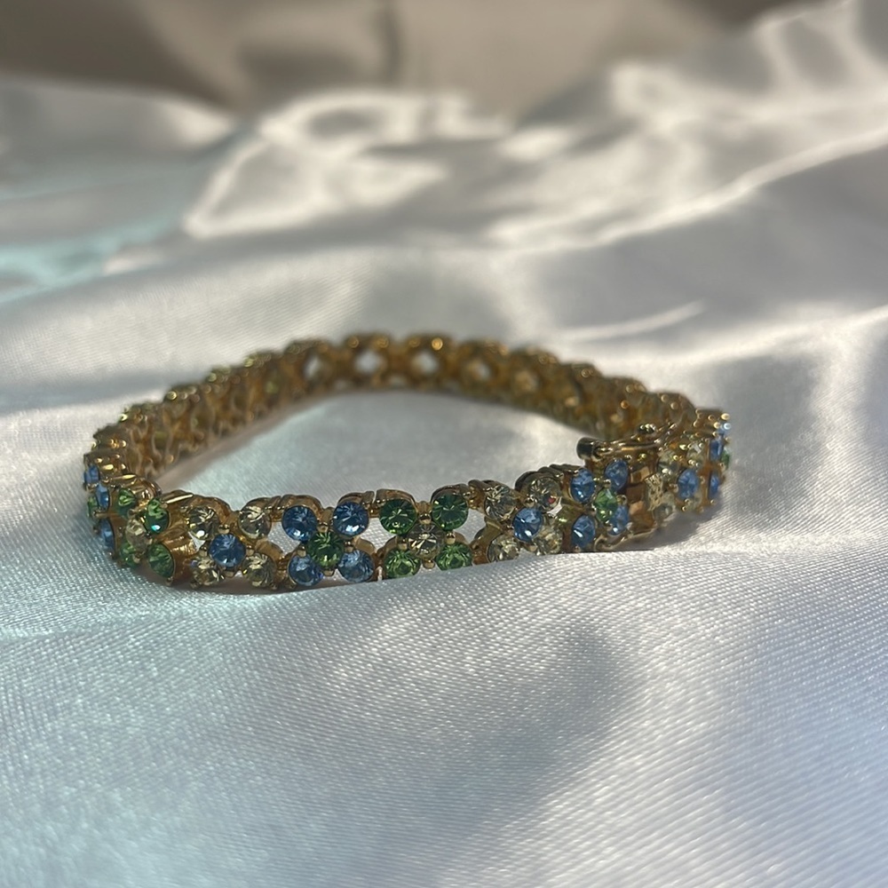 Vintage Joan Rivers Pave Rhinestone Bracelet - Picture 2 of 5